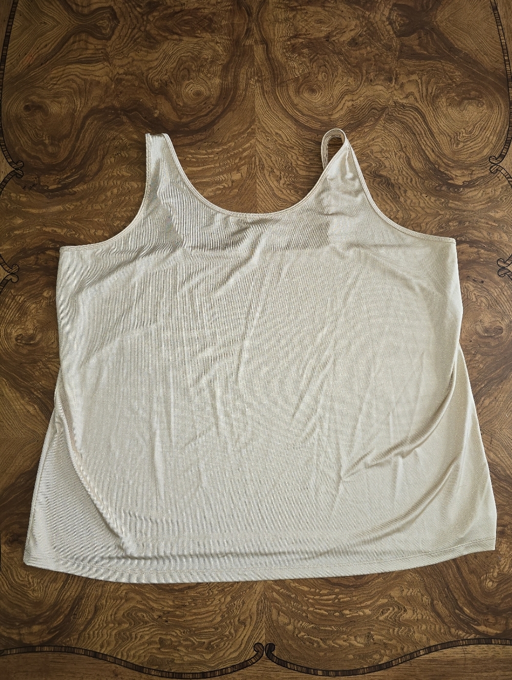 Maggie Barnes Gold Shimmer Tank Top Camisole Womens Size 2X 22/24W